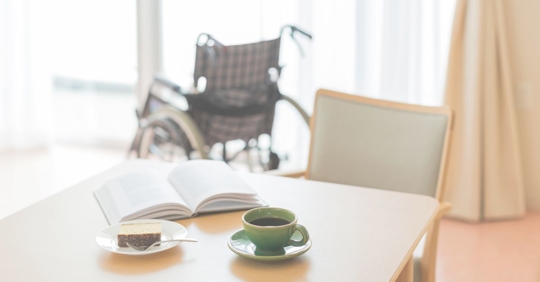 an empty nursing home room