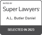 Selected in 2023 Super Lawyers - A.L. Butler Daniel
